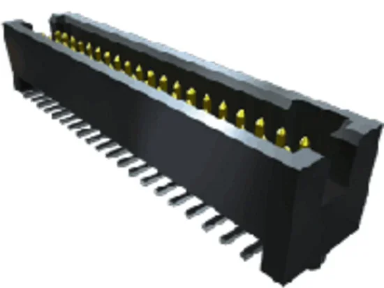 Embases de circuit imprimé Samtec TFM, 14 pôles , 1.27mm, 2 rangées , Droit