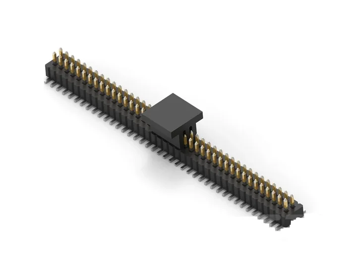 Embases de circuit imprimé TE Connectivity 1MM-HU, 50 pôles , 1mm, 2 rangées , 1A, Verticale
