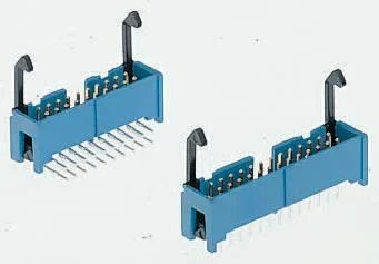 Embases de circuit imprimé TE Connectivity AMP-LATCH, 50 pôles , 2.54mm, 2 rangées , 1.0A, Droit
