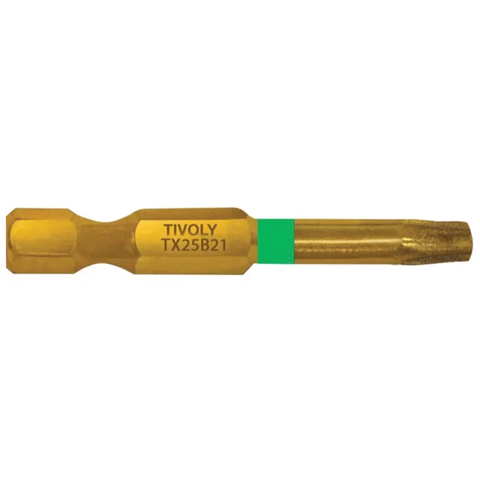 Embout de vissage -Torsion diamant IMPACT -Pour vis Torx N°: N30 / L: 50 TIVOLY – 11523423000
