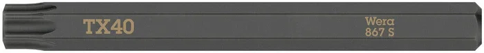 Embout TORX 867 S TORX 40 x 70 mm Wera – 05018170001