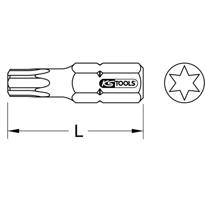 Embout Torx TORSIONpower T10 KSTOOLS – 9183505