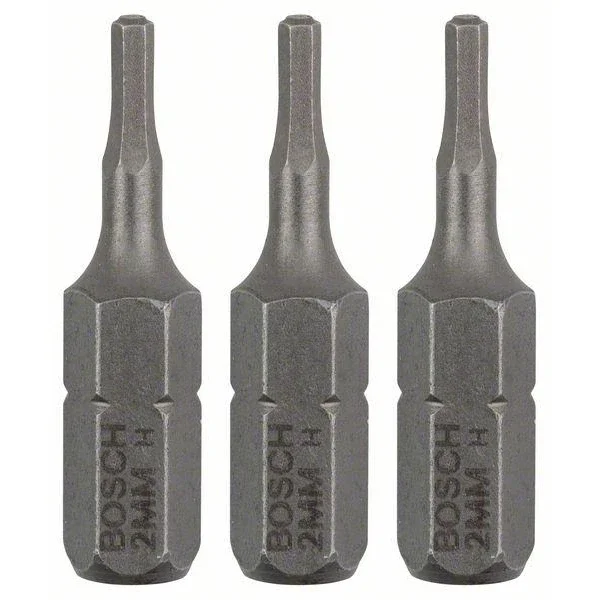 Embouts 6 pans T2L25 sachet de 3 Bosch