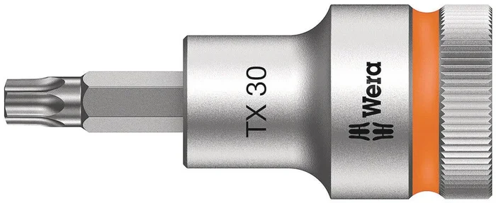 Embouts à douille à emmanchement 1/2&Prime; avec fonction de retenue 8767 C HF TORX 30 x 60 mm WERA – 05003833001