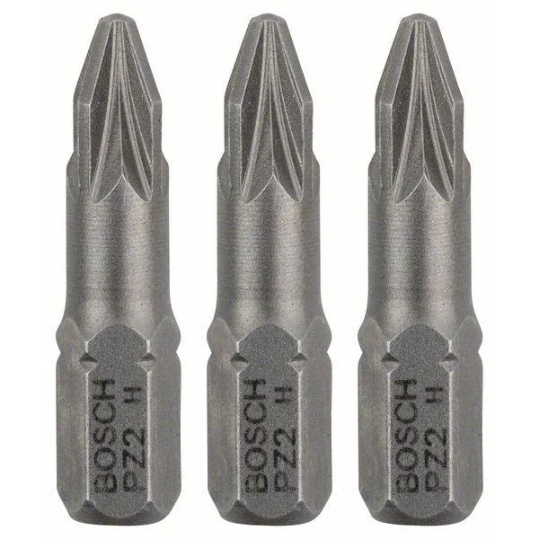 Embouts Pozidriv PZ2 25mm sachet de 3 Bosch