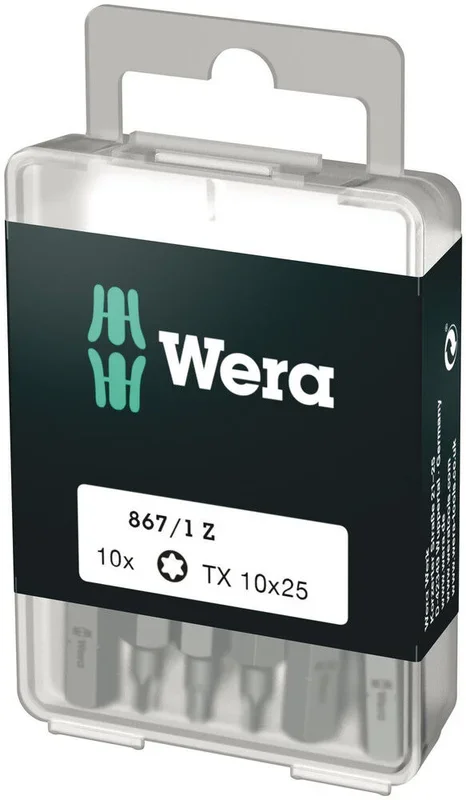 Embouts TORX® DIY 867/1 Z TORX 10 x 25 mm DIY-Box WERA – 05072406001