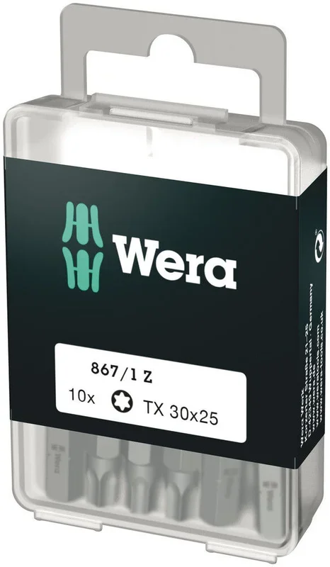 Embouts TORX® DIY 867/1 Z TORX 30 x 25 mm DIY-Box WERA – 05072411001