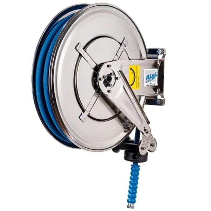Enrouleur 10 m inox pour eau chaude HP Ø 3/8″ – ALGI EQUIPEMENT – 07778310