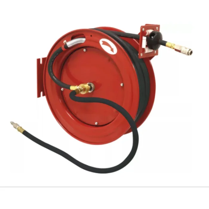 Enrouleur air 10m tuyau caoutchouc DRAKKAR – 09483