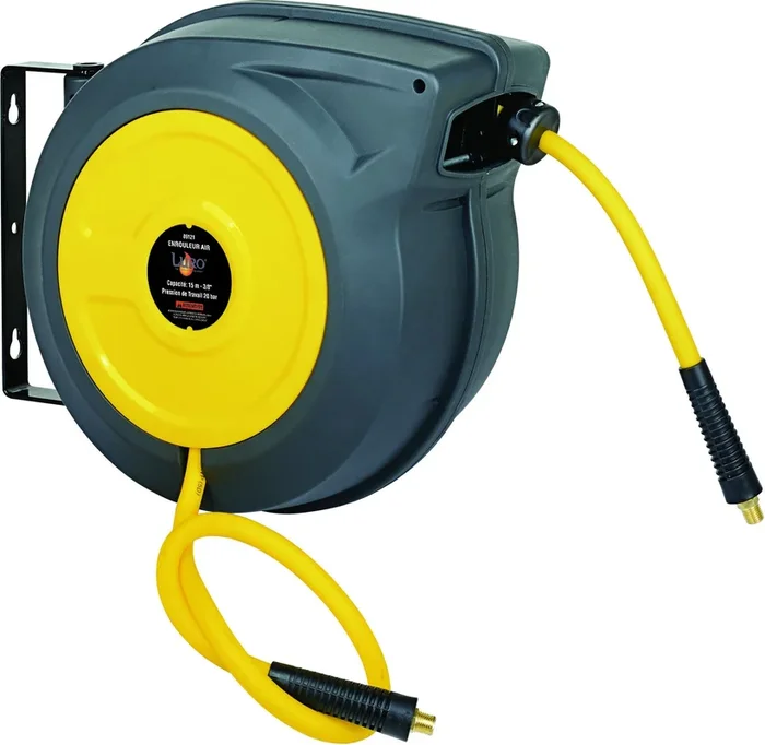Enrouleur air polypropylène 15m 3/8&prime; – 9,5mm LURO – 89121
