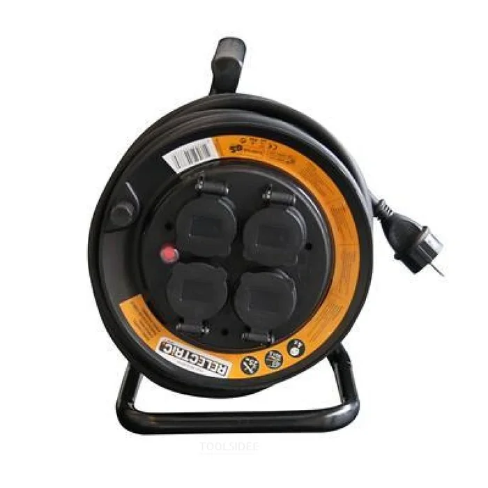 Enrouleur de câble électrique 25 mtr 3×1,5mm NEOPRENE