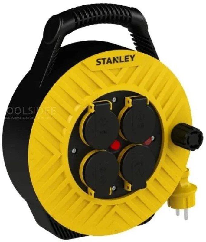 Enrouleur de câble Stanley, enrouleur électrique 10 mètres H05VV – F 3 x 1,5 mm