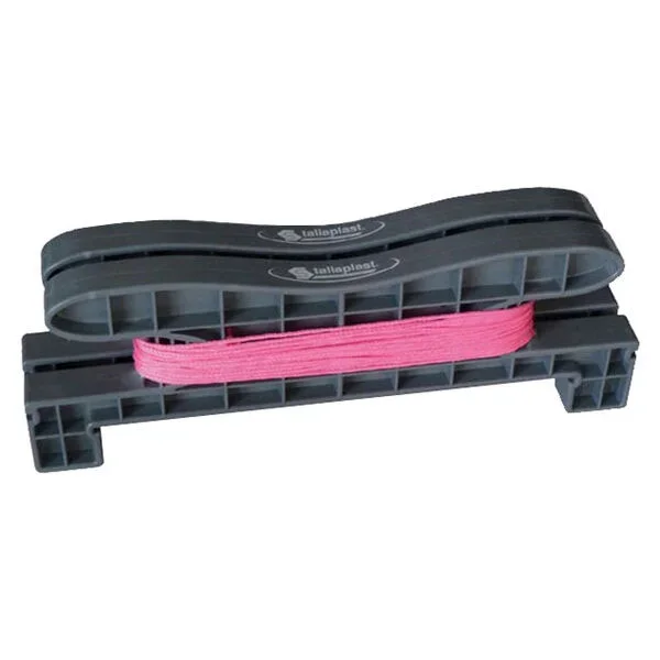 Enrouleur de cordeau LE KORDO 20 m de fil fluo rose diamètre 1,5 mm 15 cm – 400442