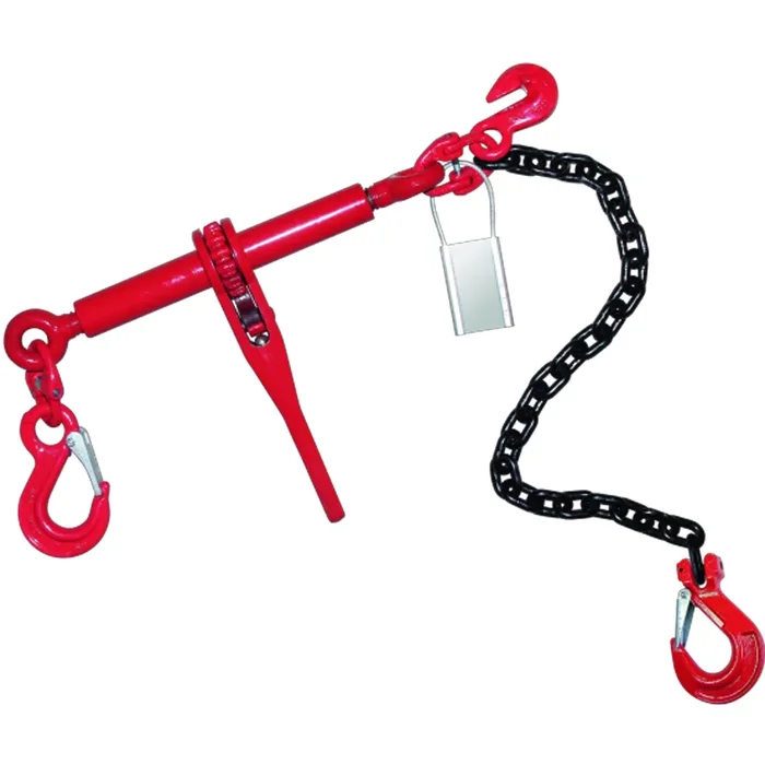Ensemble d’arrimage haute resistance Levac tendeur a cliquet avec chaine grade 80