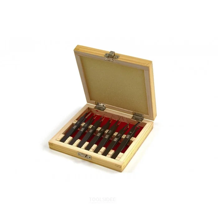 Ensemble de brucelles en acier inoxydable anti-magnétique professionnel de 7 pièces HBM
