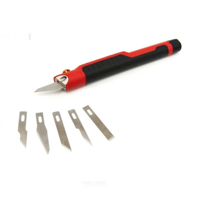Ensemble de couteaux de bricolage HBM 14 pièces avec lampe LED