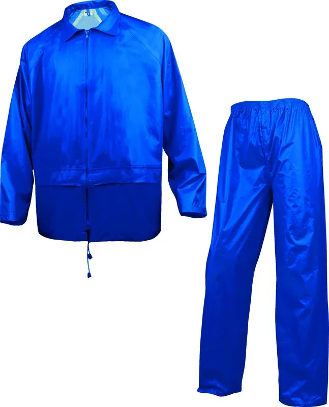 Ensemble de pluie Delta Plus EN400, Imperméable Homme, L, Bleu