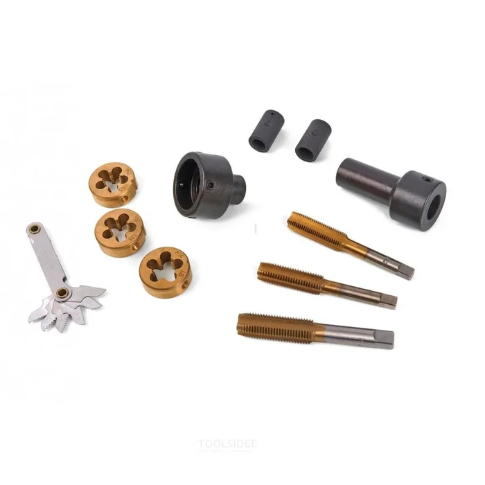 Ensemble de réparation de boulon de roue, écrou de roue et filetage de bride de roue HBM 12 pièces