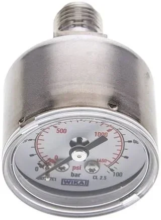 ES-Manomètre horizontal, 40mm, 0 – 100 bar, G 1/4