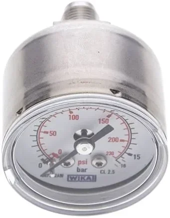 ES-Manomètre horizontal, 40mm, 0 – 16 bar, G 1/8