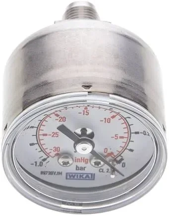 ES-Manomètre horizontal, 40mm, -1 à 0 bar, G 1/8