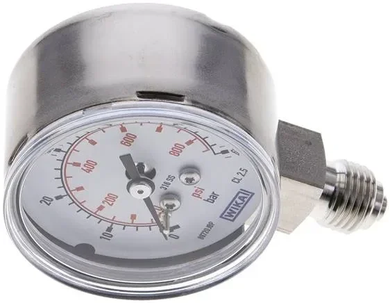 ES-Manomètre vertical, 50mm, 0 – 60 bar, G 1/4