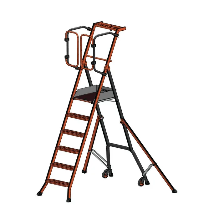 ESCABEAU SÉCURISÉ PIRL GARDIA 140 CM – PORTILLONS AUTOMATIQUES – MONDELIN – 202190