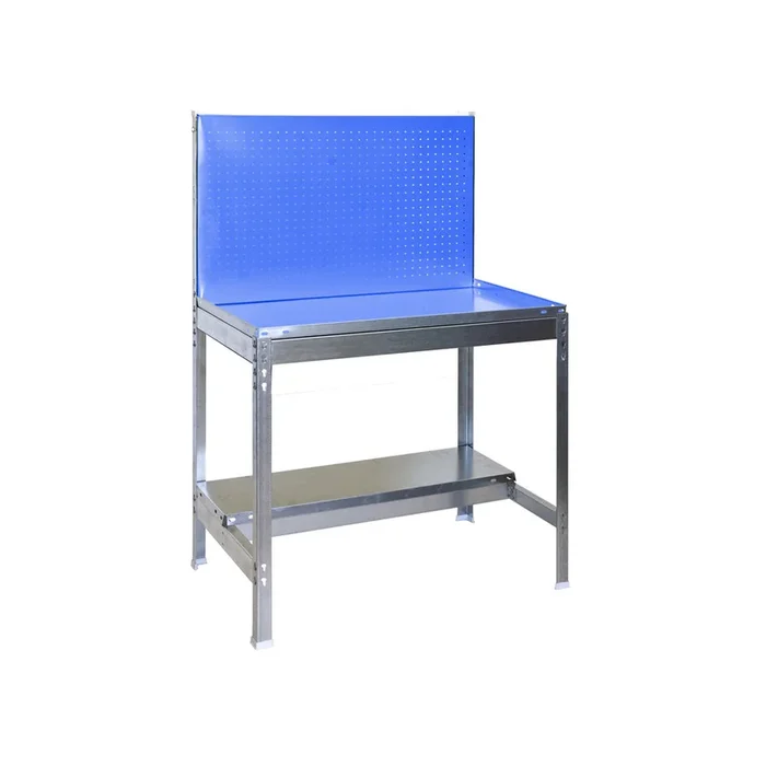 Établi de jardin – 1445x1200x400 – 2 niveaux Bleu – SIMON RACK – 8435104988299