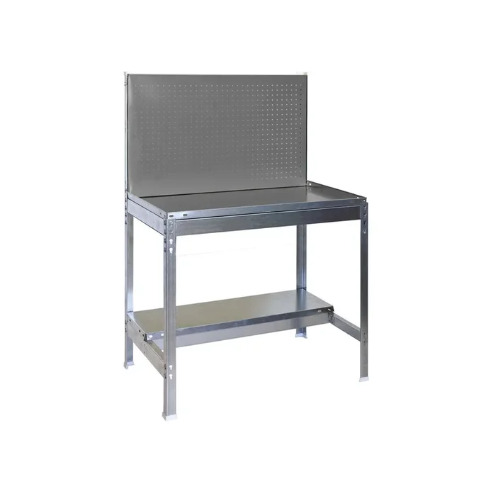 Établi de jardin – 1520x1200x600 – 2 niveaux Gris – SIMON RACK – 8435104988626