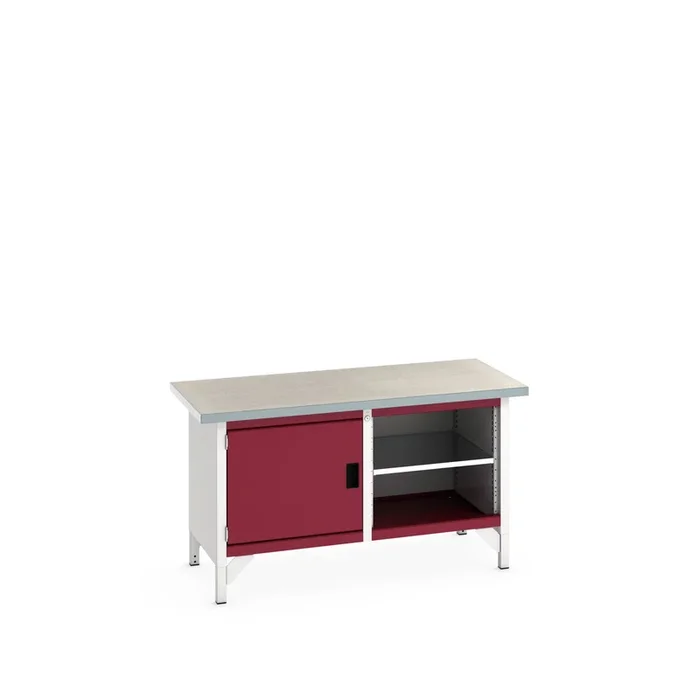 Etabli de rangement Bott, Larg. 1500mm x Haut. 840mm x Prof. 750mm