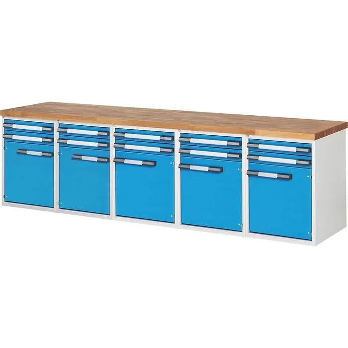 Établi, système modulaire Série 7000 – eurokraft pro