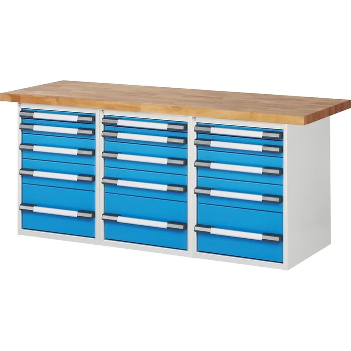 Établi, système modulaire Série 7000 – eurokraft pro