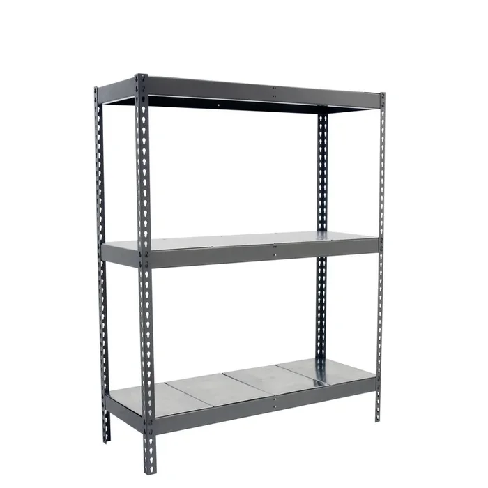 Étagère charge moyenne 500 à 600kg – 1500x1500x750 – 3 niveaux Gris – SIMON RACK – 8435104976968