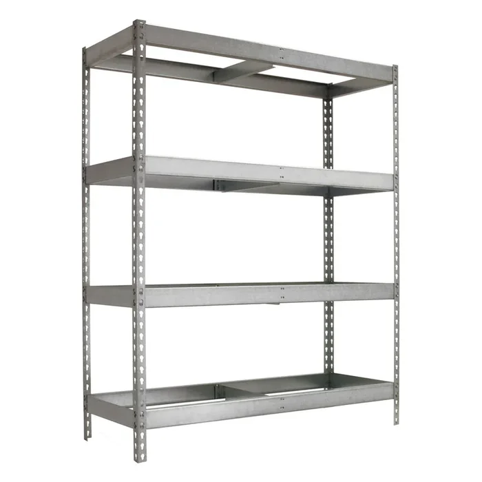 Étagère charge moyenne 500 à 600kg – 2000x1500x450 – 4 niveaux Galvanisé – SIMON RACK – 8435104950661