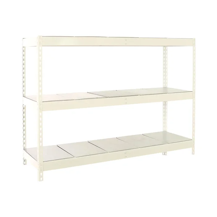 Étagère charge moyenne 500 à 600kg – 2000x1500x750 – 3 niveaux Blanc – SIMON RACK – 8425437152337