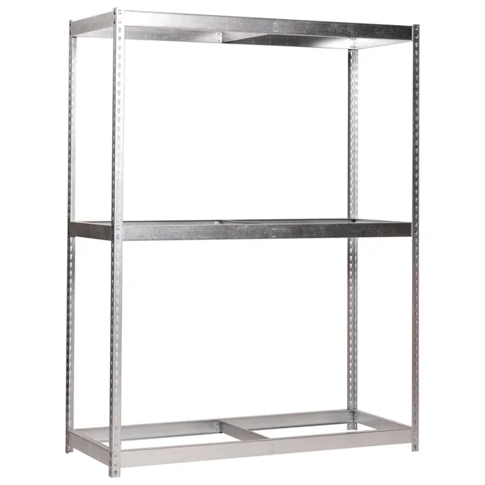 Étagère charge moyenne 500 à 600kg – 2000x1500x750 – 3 niveaux Galvanisé – SIMON RACK – 8435104990308