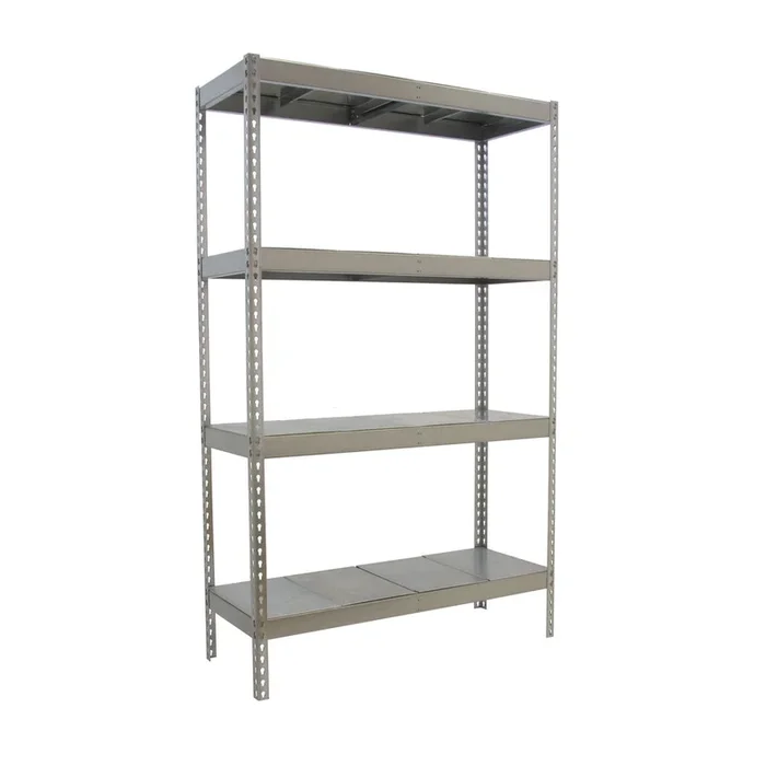 Étagère charge moyenne 500 à 600kg – 2000x2100x750 – 4 niveaux Galvanisé – SIMON RACK – 8425437081910