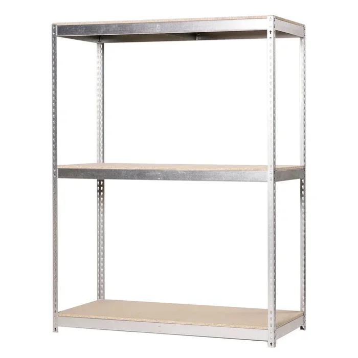 Étagère charge moyenne 500 à 600kg – 2000x2400x600 – 3 niveaux Bois – SIMON RACK – 8435104951057