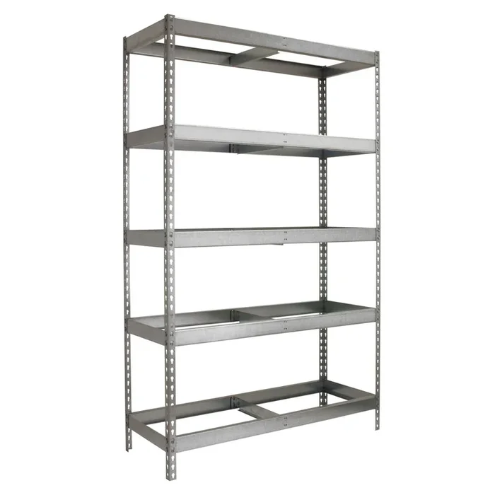 Étagère charge moyenne 500 à 600kg – 2000x2400x600 – 5 niveaux Galvanisé – SIMON RACK – 8435104950890