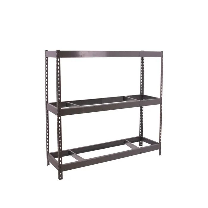 Étagère charge moyenne 500 à 600kg – 2000x2400x750 – 3 niveaux Gris – SIMON RACK – 8425437092046