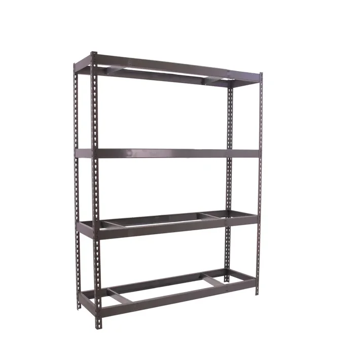 Étagère charge moyenne 500 à 600kg – 2000x2400x750 – 4 niveaux Gris – SIMON RACK – 8425437092107