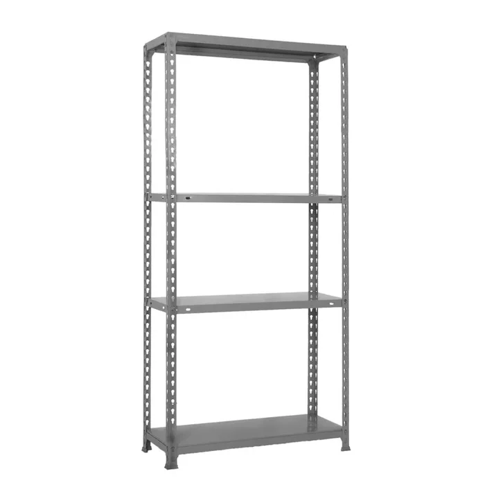 Étagère en kit charge légère sans vis 1500x1000x500 – 4 niveaux Gris – SIMON RACK – 8435104956243