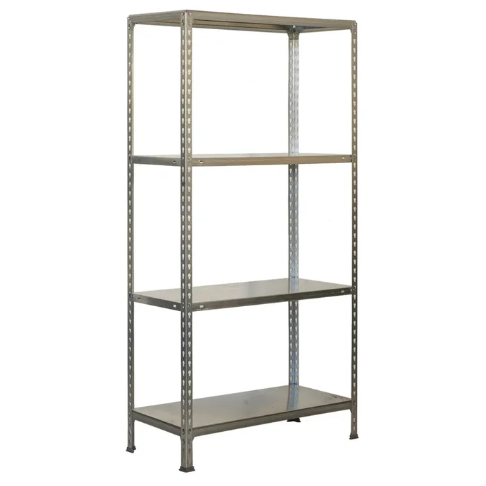 Étagère en kit charge légère sans vis 1500x1100x400 – 4 niveaux Galvanisé – SIMON RACK – 8435104956168