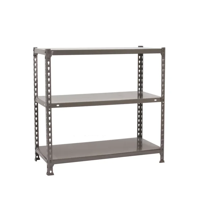 Étagère en kit charge légère sans vis 900x1000x300 – 3 niveaux Gris – SIMON RACK – 8435104955697