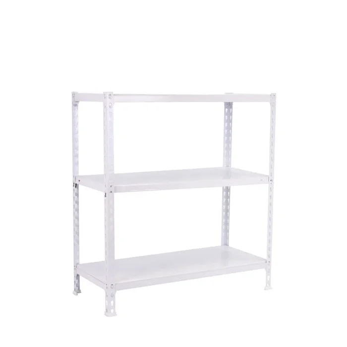 Étagère en kit charge légère sans vis 900x1000x400 – 3 niveaux Blanc – SIMON RACK – 8435104955802