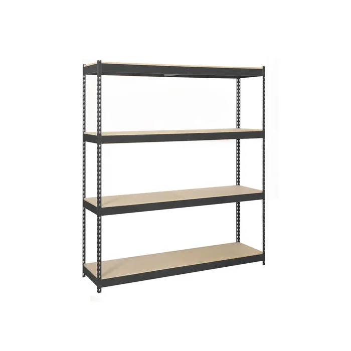 Étagère mobile charge moyenne 400kg – 2000x1800x600 – 4 niveaux Anthracite/Bois – SIMON RACK – 8425437102738
