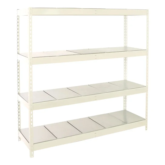 Étagère mobile charge moyenne 400kg – 2000x1800x600 – 4 niveaux Blanc – SIMON RACK – 8425437151231
