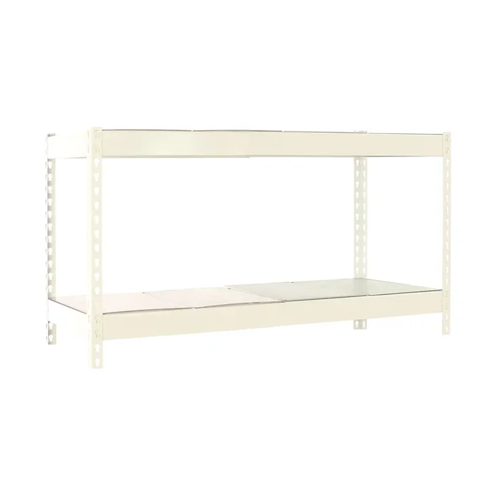 Étagère mobile charge moyenne 400kg – 900x1200x600 – 2 niveaux Blanc – SIMON RACK – 8425437150333