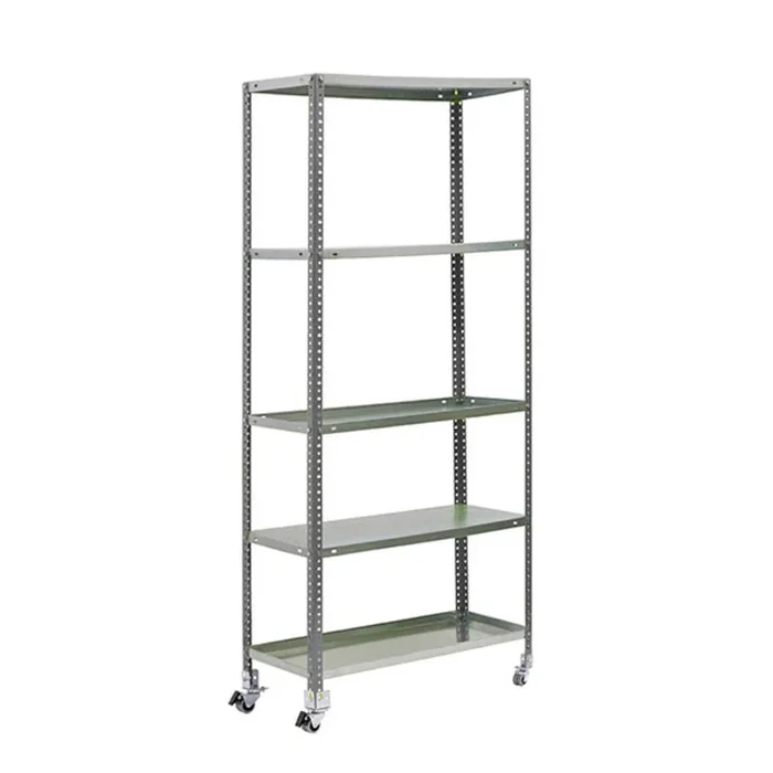 Étagère mobile de jardin – 1875x900x300 – 5 niveaux Gris – SIMON RACK – 8435104987636