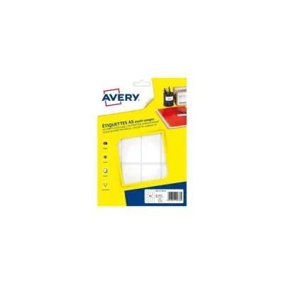 Etiquettes multi-usages Avery – ETE012 – 56 x 34 mm – 16 planches A5 – blanches – paquet de 192